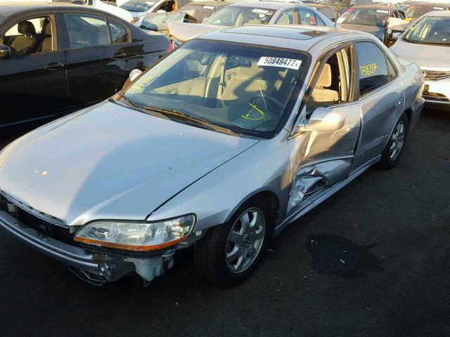 JHMCG66821C022363 - 2001 HONDA ACCORD EX SILVER photo 2