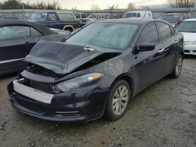 1C3CDFBH7ED871540 - 2014 DODGE DART SXT BLACK photo 2