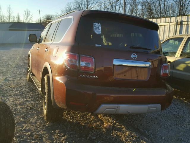 JN8AY2NC9J9550553 - 2018 NISSAN ARMADA SV BROWN photo 3