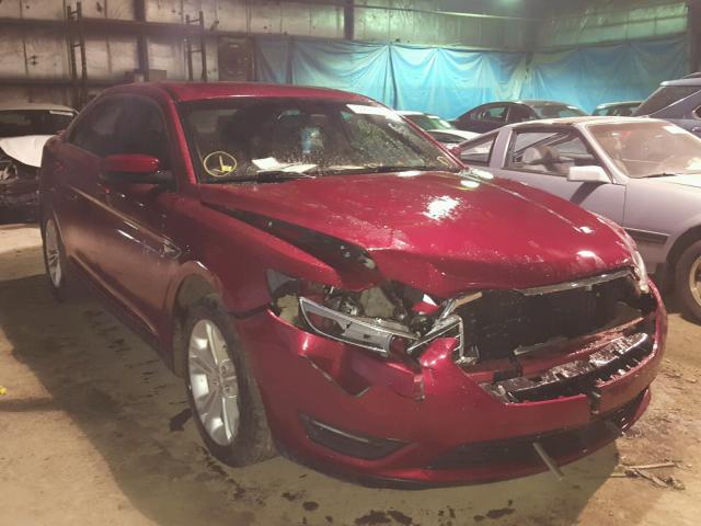 1FAHP2E80EG140580 - 2014 FORD TAURUS SEL RED photo 1