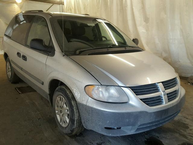 1D4GP25R36B614358 - 2006 DODGE CARAVAN SE SILVER photo 1