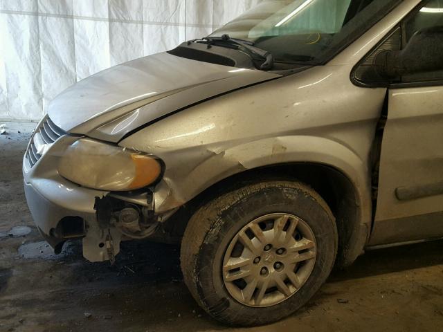 1D4GP25R36B614358 - 2006 DODGE CARAVAN SE SILVER photo 9