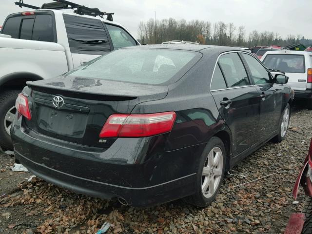 4T1BE46K88U202790 - 2008 TOYOTA CAMRY CE BLACK photo 4