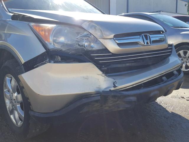 JHLRE38777C050045 - 2007 HONDA CR-V EXL GOLD photo 9