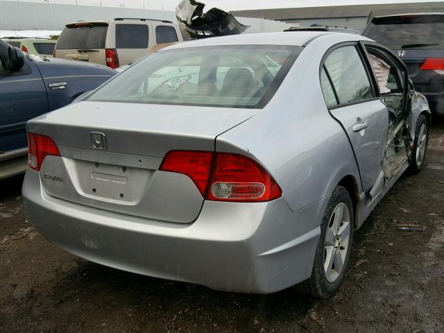 1HGFA16847L019848 - 2007 HONDA CIVIC EX SILVER photo 4