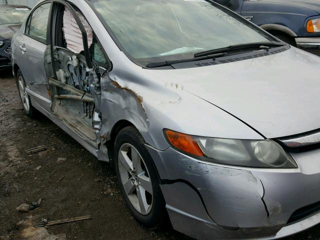 1HGFA16847L019848 - 2007 HONDA CIVIC EX 银色 照片 9