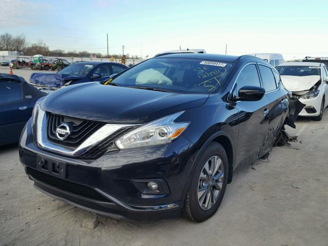 5N1AZ2MH2GN162775 - 2016 NISSAN MURANO S BLACK photo 2