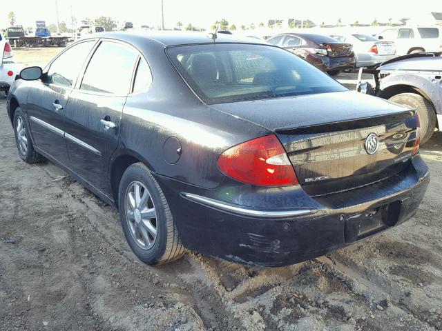 2G4WD582161295779 - 2006 BUICK LACROSSE C BLACK photo 3