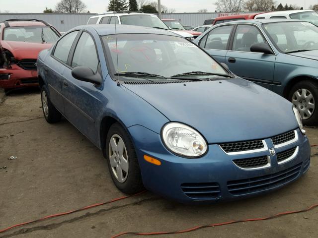 1B3ES26C53D228250 - 2003 DODGE NEON SE BLUE photo 1