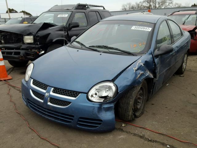 1B3ES26C53D228250 - 2003 DODGE NEON SE BLUE photo 2