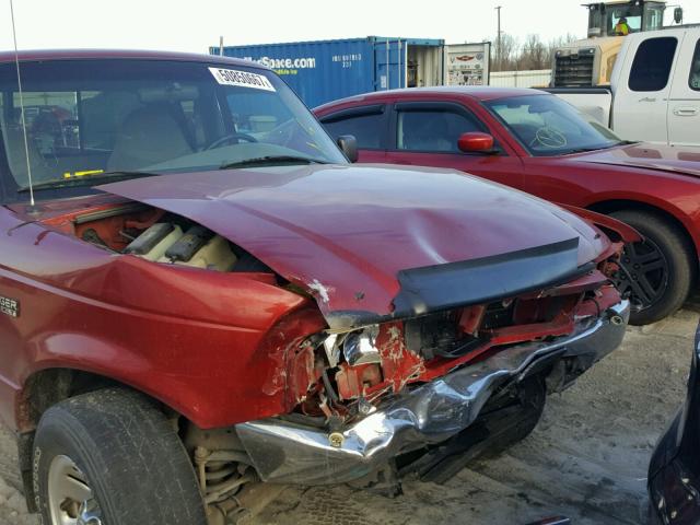 1FTYR14X9XPA81636 - 1999 FORD RANGER SUP RED photo 9