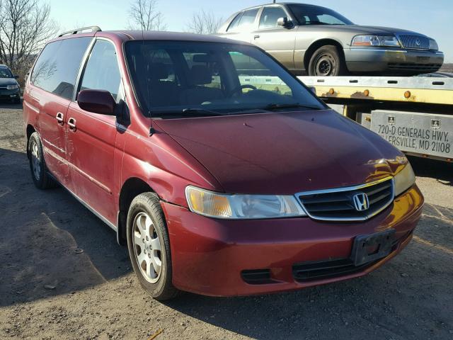 5FNRL18642B017644 - 2002 HONDA ODYSSEY EX RED photo 1