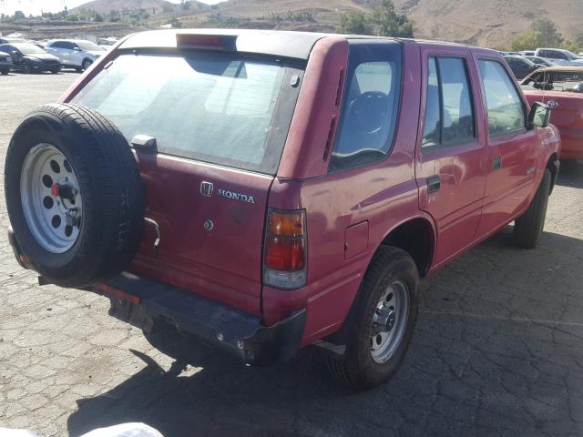 4S6CK58E8S4423914 - 1995 HONDA PASSPORT D RED photo 4