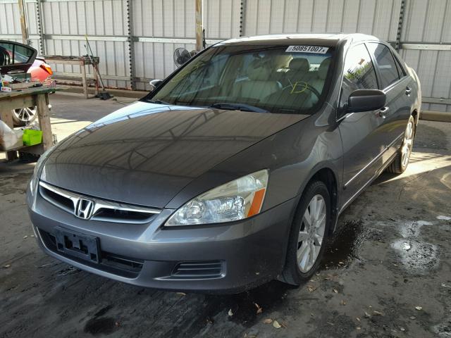 1HGCM66547A094137 - 2007 HONDA ACCORD EX GRAY photo 2