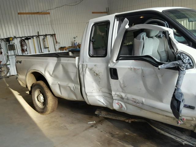 1FTNX21F41EC46604 - 2001 FORD F250 SUPER WHITE photo 9