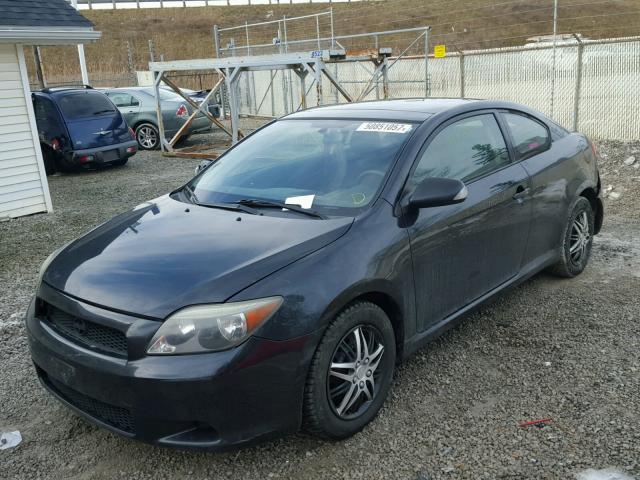 JTKDE177550040537 - 2005 TOYOTA SCION TC BLACK photo 2