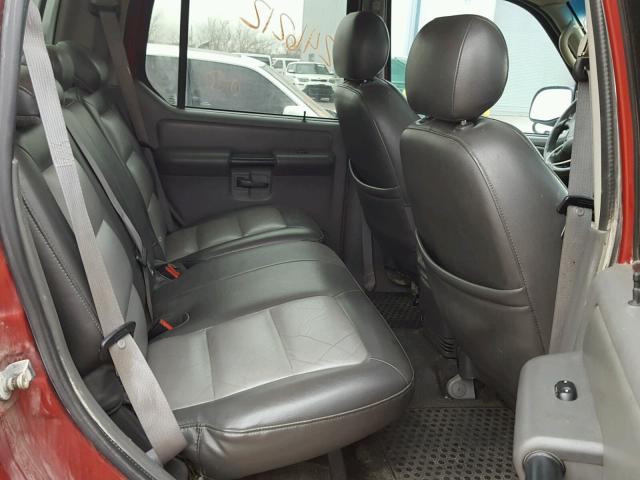 1FMZU77K94UB68077 - 2004 FORD EXPLORER S RED photo 6