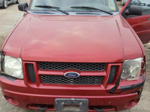 1FMZU77K94UB68077 - 2004 FORD EXPLORER S RED photo 7