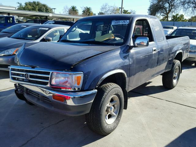 JT4UN24DXT0022524 - 1996 TOYOTA T100 XTRAC BLUE photo 2