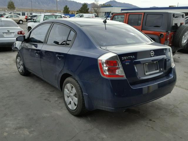 3N1AB61E39L639813 - 2009 NISSAN SENTRA 2.0 BLUE photo 3