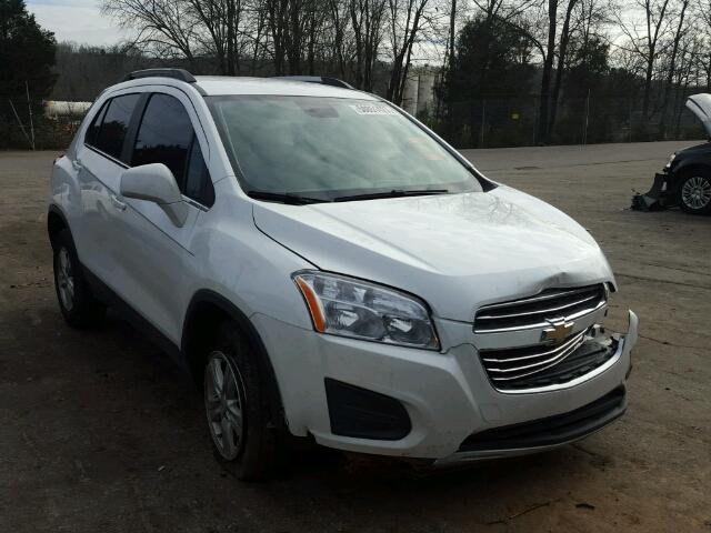 KL7CJRSBXFB205767 - 2015 CHEVROLET TRAX 1LT WHITE photo 1