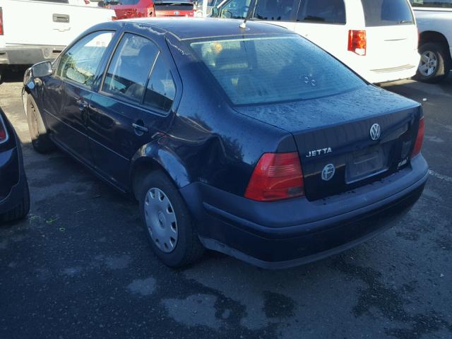 3VWRC29M9YM015781 - 2000 VOLKSWAGEN JETTA GL BLUE photo 3