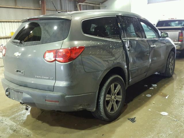 1GNKRGED2BJ182632 - 2011 CHEVROLET TRAVERSE L GRAY photo 4