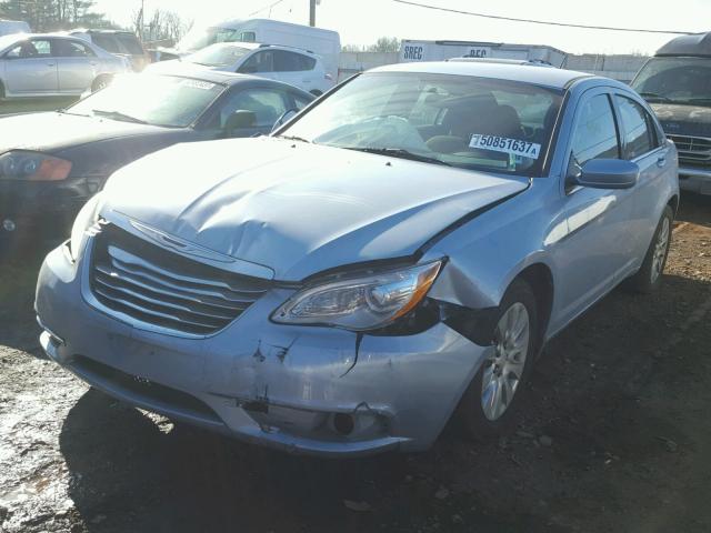 1C3CCBAB3DN734080 - 2013 CHRYSLER 200 LX SILVER photo 2