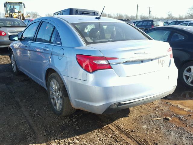 1C3CCBAB3DN734080 - 2013 CHRYSLER 200 LX SILVER photo 3