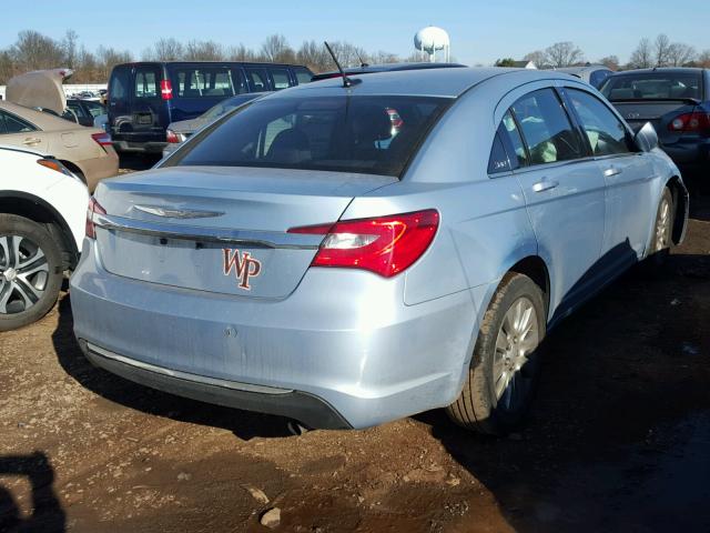 1C3CCBAB3DN734080 - 2013 CHRYSLER 200 LX SILVER photo 4