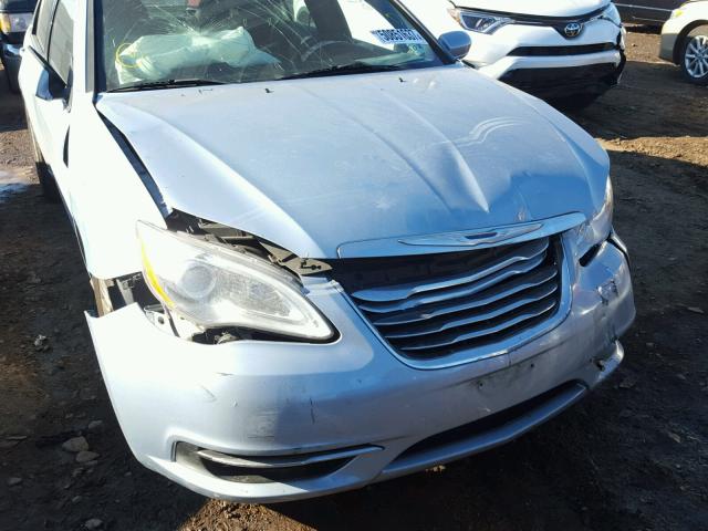 1C3CCBAB3DN734080 - 2013 CHRYSLER 200 LX SILVER photo 9