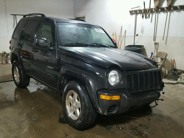 1J4GL58KX4W315250 - 2004 JEEP LIBERTY LI BLACK photo 1