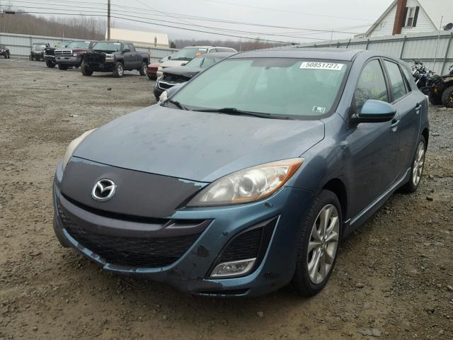 JM1BL1H63A1349244 - 2010 MAZDA 3 S BLUE photo 2