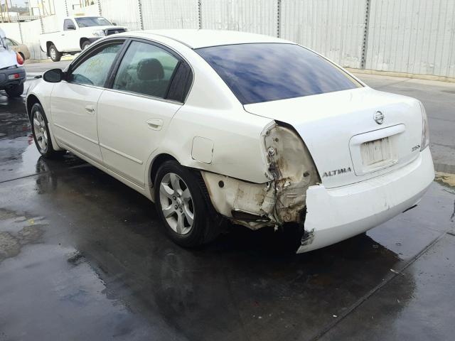 1N4AL11D75C100563 - 2005 NISSAN ALTIMA S WHITE photo 3