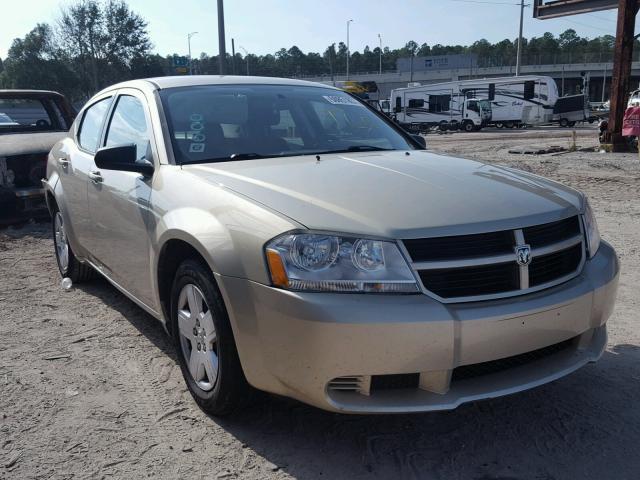 1B3CC4FB4AN225726 - 2010 DODGE AVENGER SX GOLD photo 1