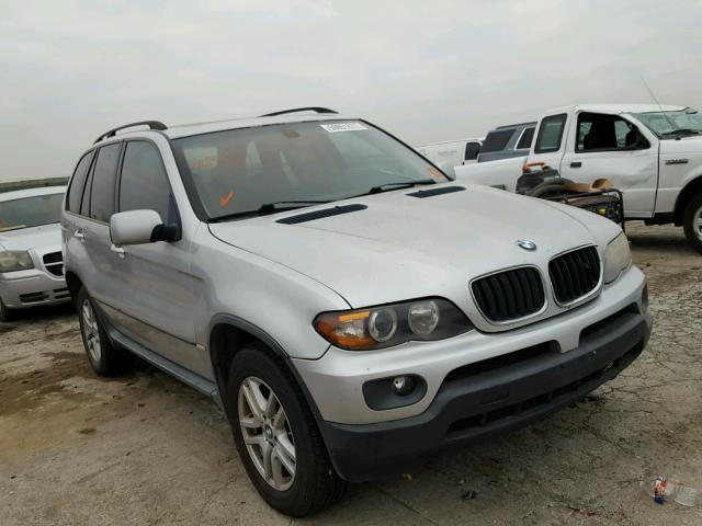 5UXFA13545LY17867 - 2005 BMW X5 3.0I SILVER photo 1