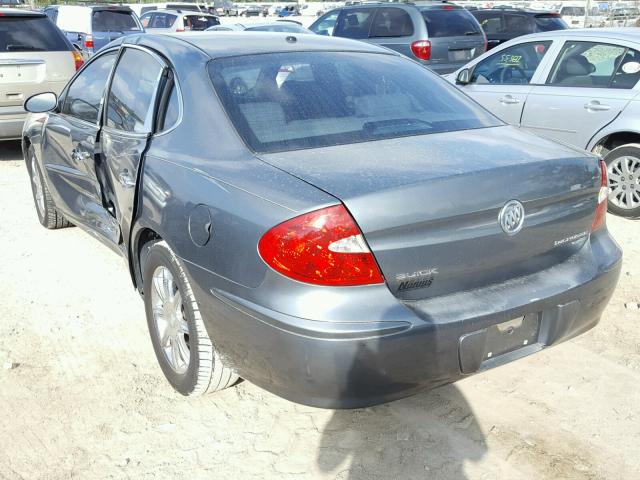 2G4WE567651218173 - 2005 BUICK LACROSSE C CHARCOAL photo 3