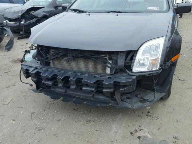 3FAHP07137R161021 - 2007 FORD FUSION SE BLACK photo 9