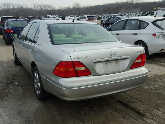 JTHBN30F320065300 - 2002 LEXUS LS 430 BEIGE photo 3