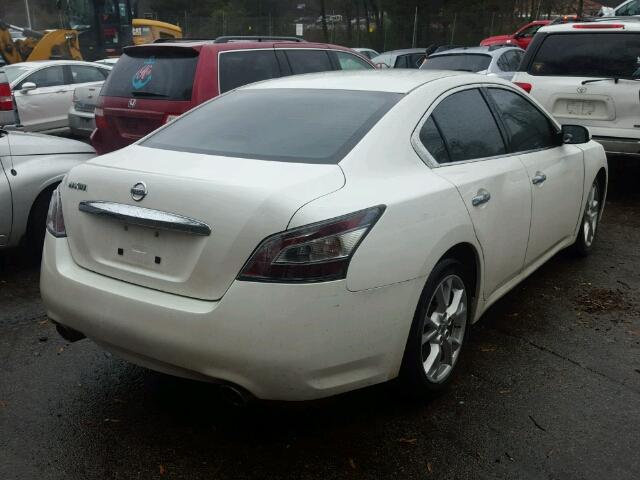 1N4AA5AP0DC838811 - 2013 NISSAN MAXIMA S WHITE photo 4