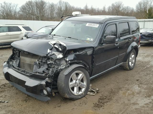 1D8GU58K88W287720 - 2008 DODGE NITRO SLT BLACK photo 2