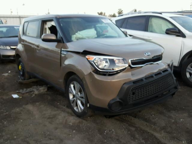 KNDJP3A52F7144726 - 2015 KIA SOUL + BEIGE photo 1