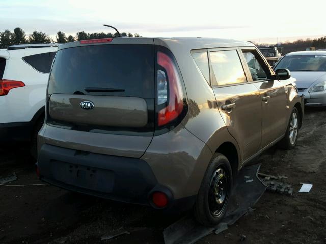 KNDJP3A52F7144726 - 2015 KIA SOUL + BEIGE photo 4