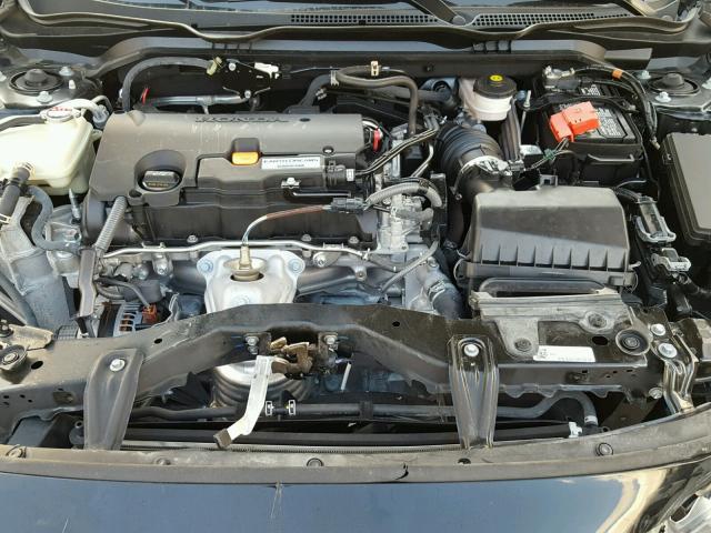 19XFC2F75HE063616 - 2017 HONDA CIVIC EX BLACK photo 7