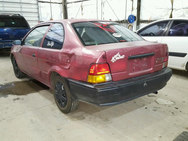 JT2AC52L2V0206954 - 1997 TOYOTA TERCEL CE MAROON photo 3