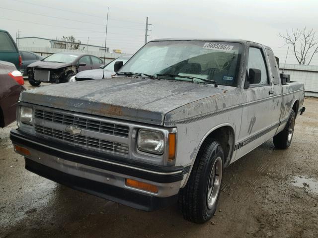 1GCCS19Z6N8103673 - 1992 CHEVROLET S TRUCK S1 WHITE photo 2