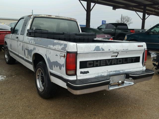 1GCCS19Z6N8103673 - 1992 CHEVROLET S TRUCK S1 WHITE photo 3