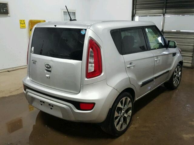 KNDJT2A6XD7587315 - 2013 KIA SOUL + SILVER photo 4