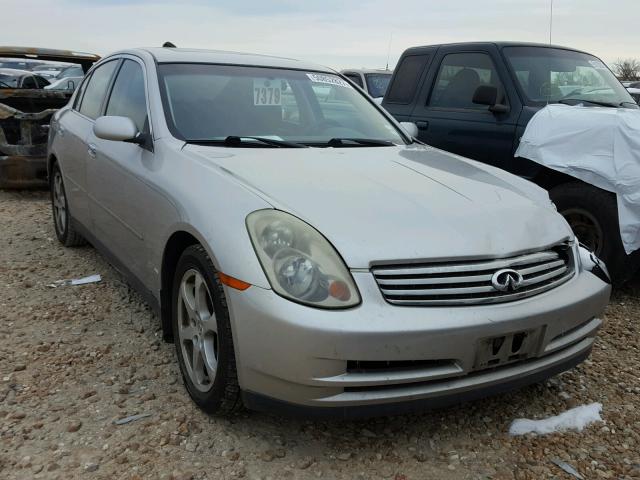 JNKCV51E24M104153 - 2004 INFINITI G35 SILVER photo 1