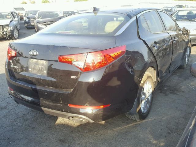 5XXGM4A7XDG136341 - 2013 KIA OPTIMA LX BLACK photo 4